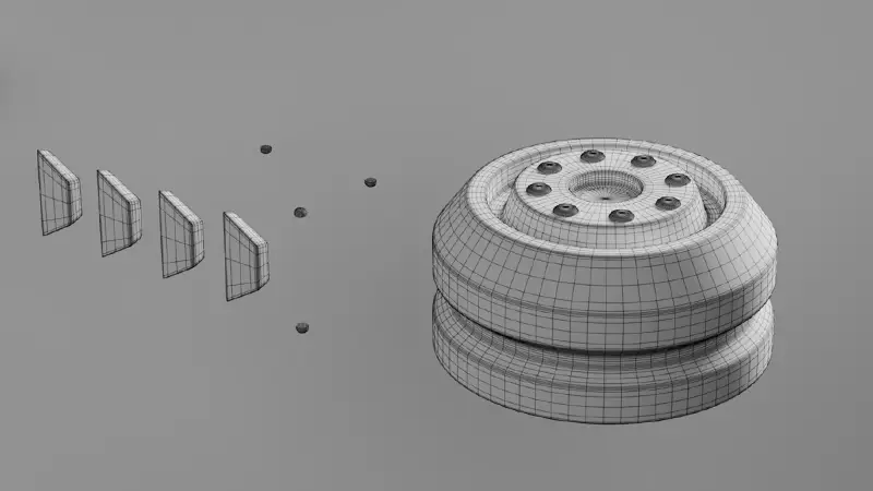 Bild 3D-Mesh 3D-Modelle für 3D-Druck